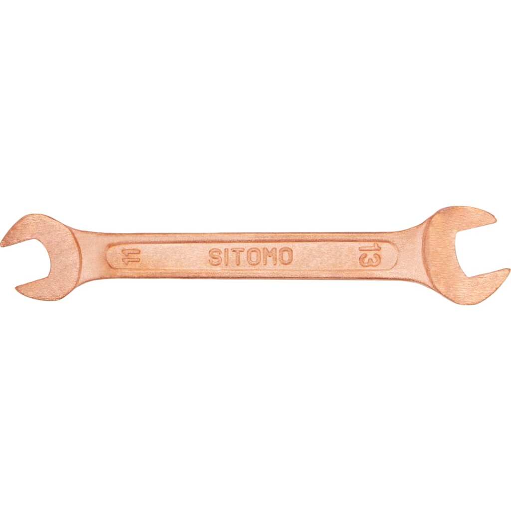 Двусторонний гаечный ключ SITOMO 11x13 омедненный SIT 1001281