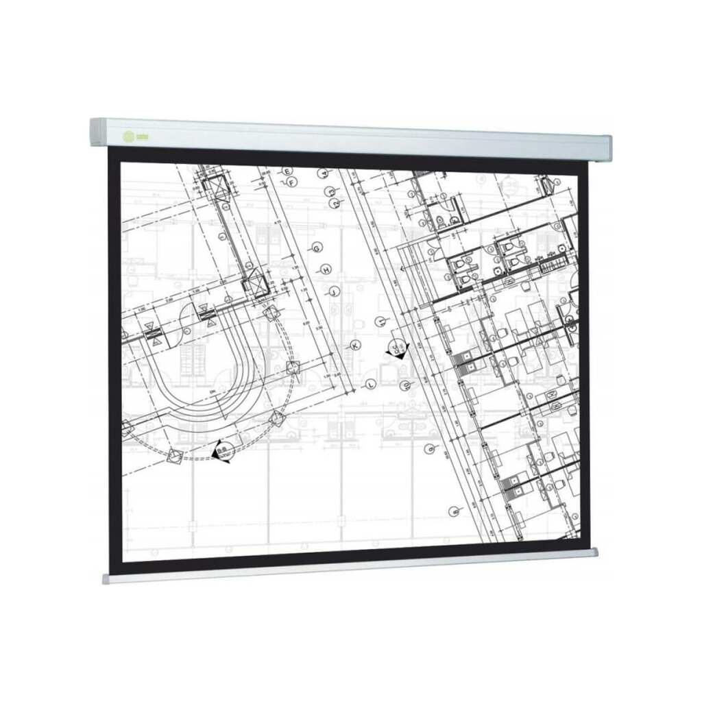 Настенно-потолочный рулонный экран Cactus Wallscreen 16:9, 124.5x221 см, белый CS-PSW-124X221 359034