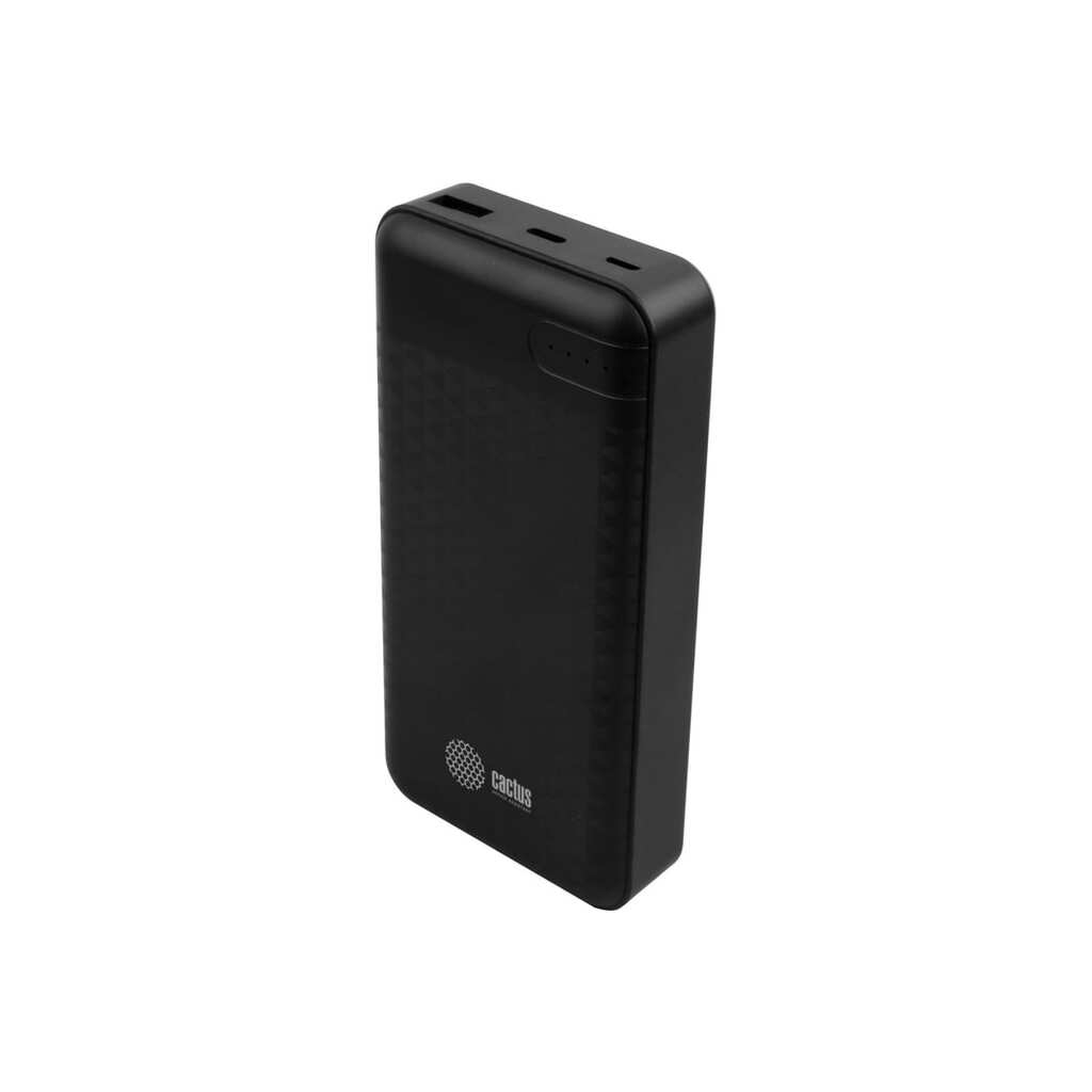 Мобильный аккумулятор Cactus 20000mah 2.1a 1xusb черный CS-PBFSET-20000