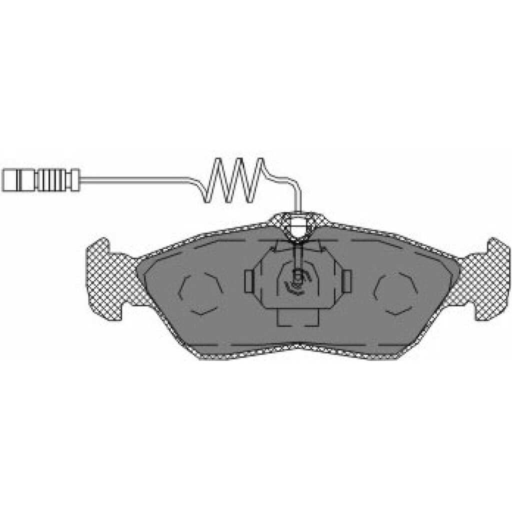 Колодки тормозные комплект 4 шт SCT SP232 SCT GERMANY