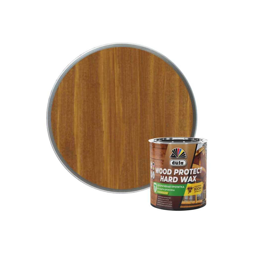 Пропитка Dufa WOOD PROTECT HARD WAX бук, 0.75 л МП00-010450