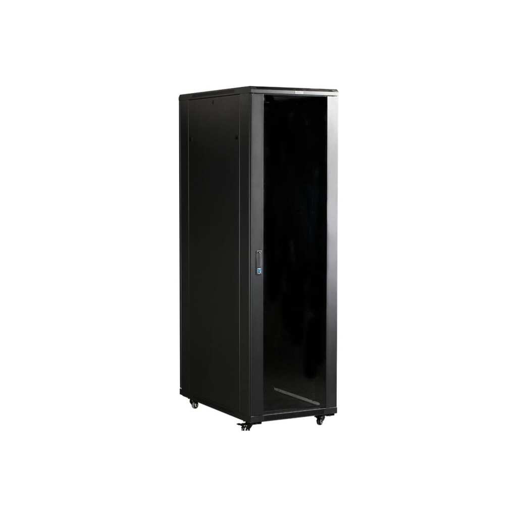 Шкаф TWT 19" Business, 22U 600x1000, черный, передняя дверь стекло, задняя дверь распашная металл CBB-22U-6x10-G1 TWT-CBB-22U-6x10-G1