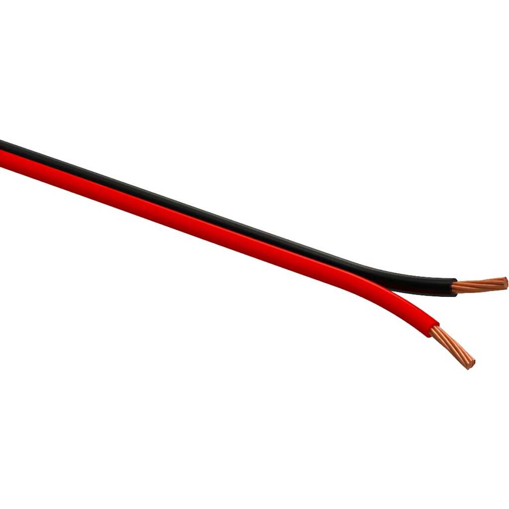 Акустический кабель ЭРА 2x0,35 мм2, красно-черный, 10 м Б0059283 ERA