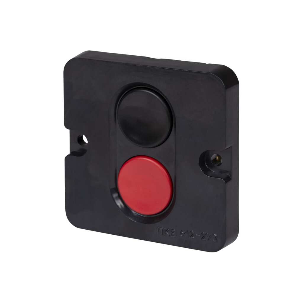 Кнопочный пост ПКЕ TDM 612 У3, красная и черная кнопки, IP40 SQ0742-0023