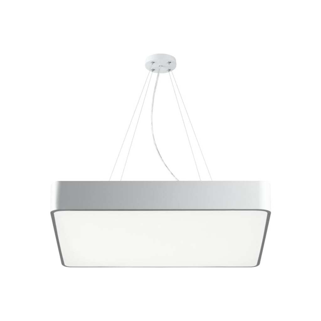 Подвесной светильник LED ЭРА Geometria Quadro SPO163W40K050 50Вт, 4000К, 3700Лм, IP40, 600х600х80, белый, драйвер Б0058896 ERA