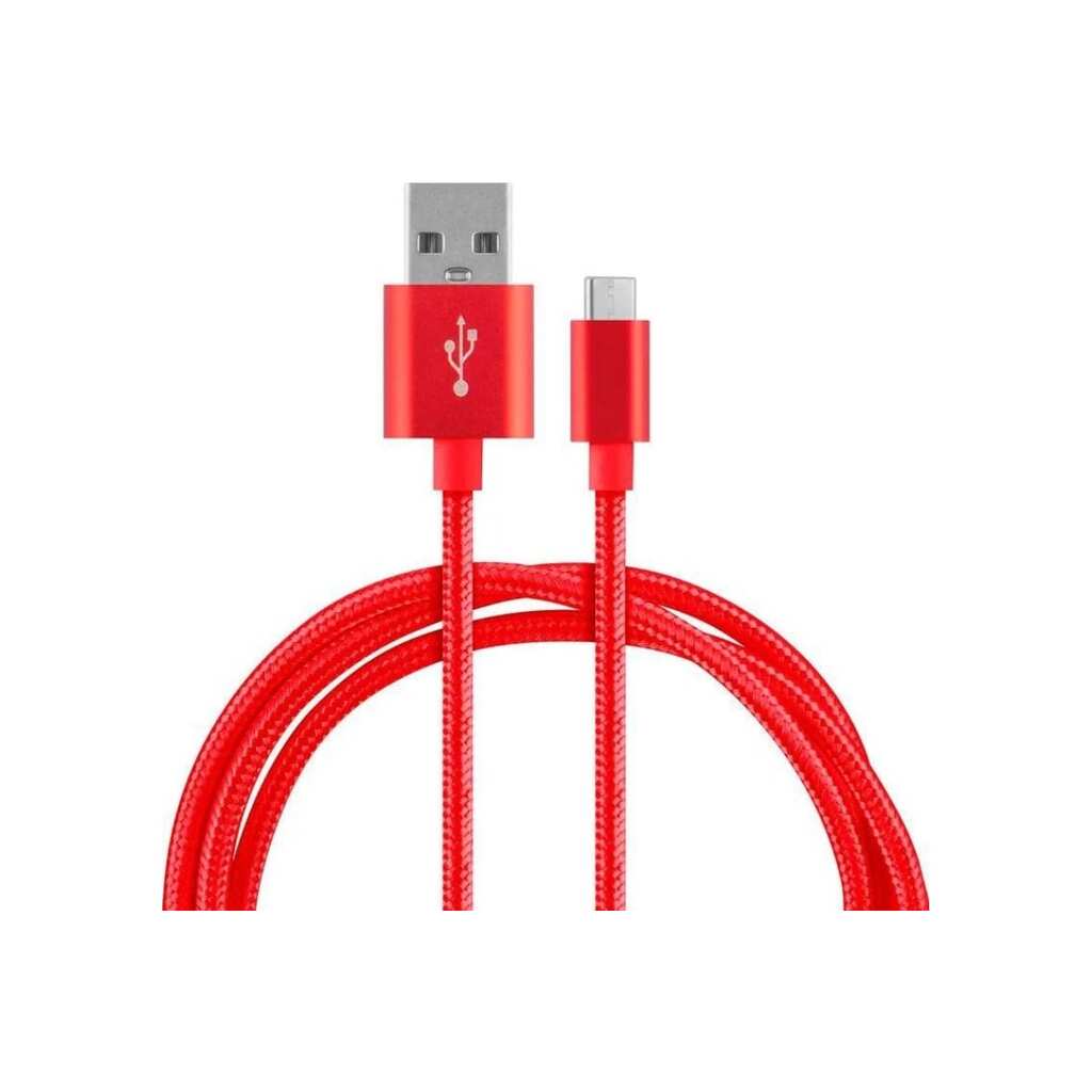 Кабель ENERGY ET-26 USB/Type-C, красный 104106