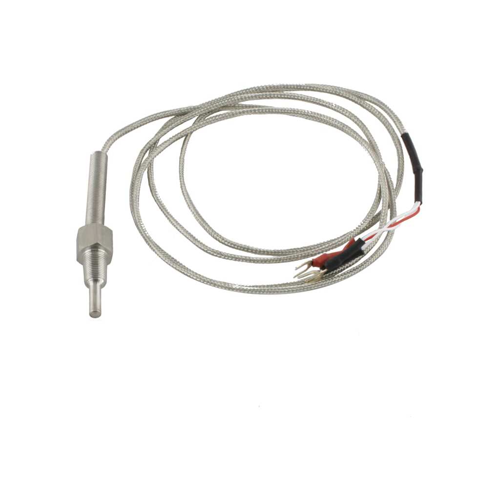 Датчик температуры с кабелем INNOCONT исполнение N, спай Pt100, раб. часть: диаметр 4,8мм длина 30мм, резьба 1/8", длина кабеля 1.5м TS-W-N-Pt100-4,8-30-1,5-1/8