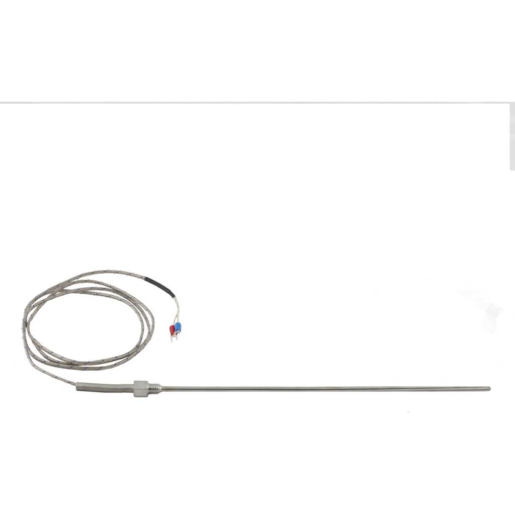 Датчик температуры с кабелем INNOCONT исполнение N, спай CA, раб.часть: диаметр 4,8мм длина 300мм, резьба М10x1,5, длина кабеля 3м TS-W-N-CA-4,8-300-3-M10x1,5