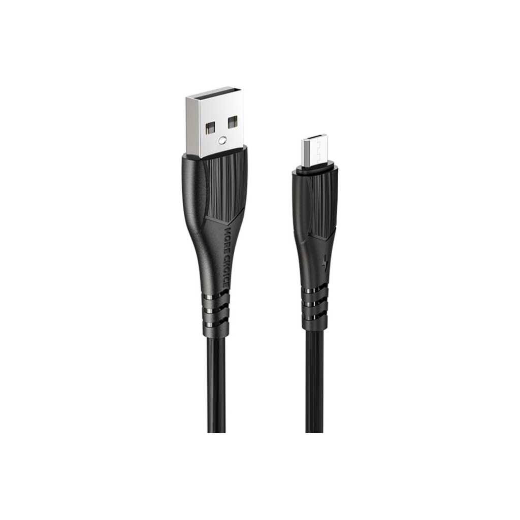 Дата-кабель More Choice USB 2.4A для micro USB TPE 1м K22m