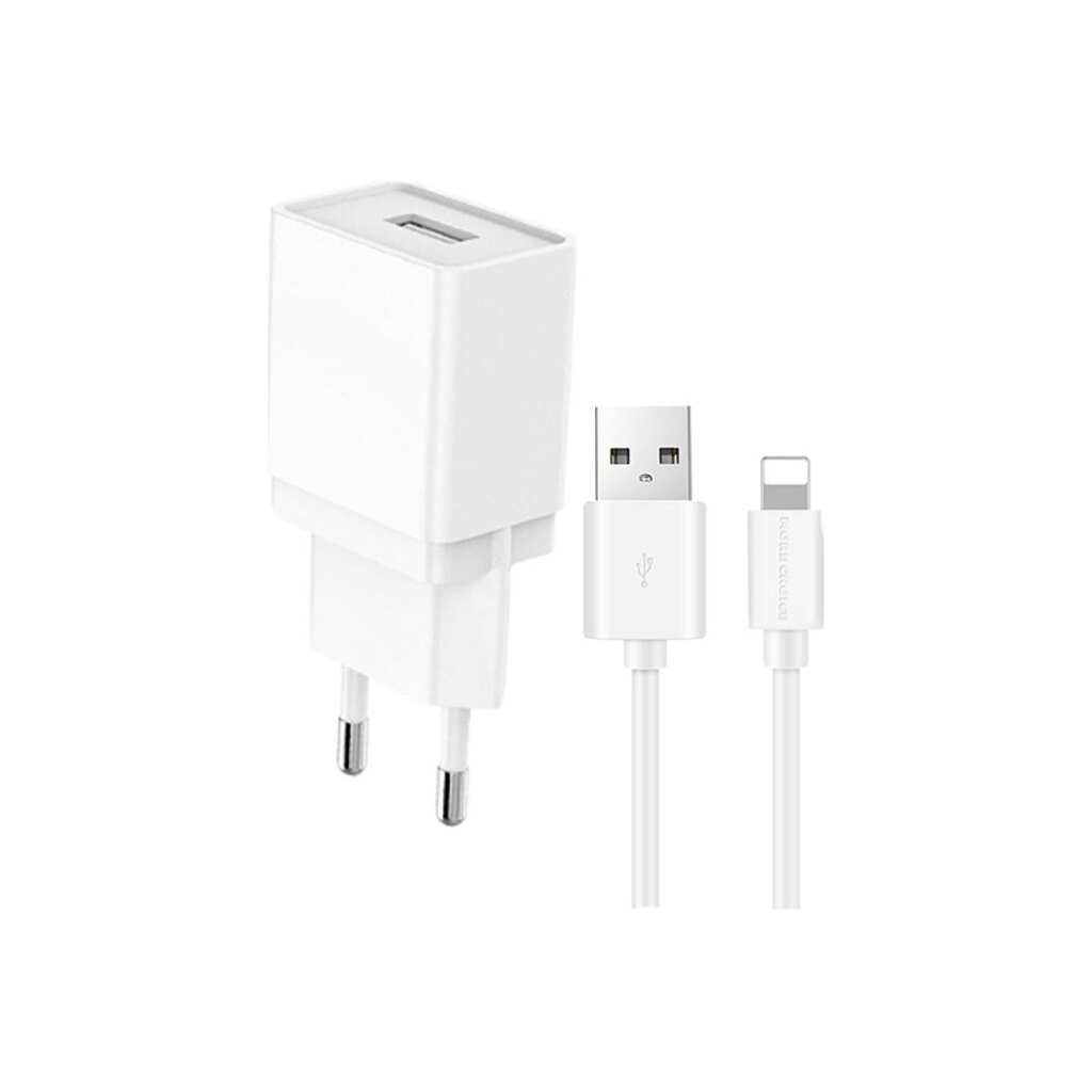 Сетевое зарядное устройство More Choice 1USB 1.0A для Lightning 8-pin NC33i