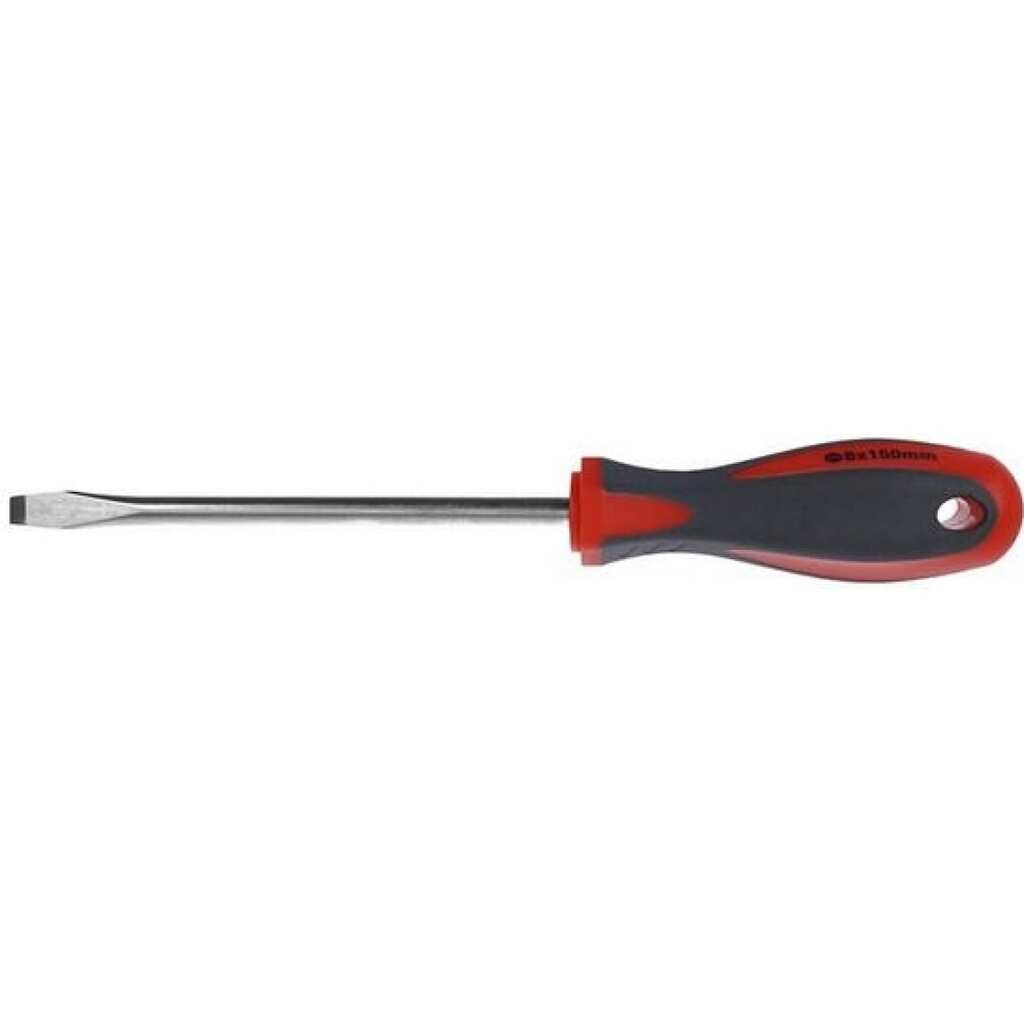 Отвертка PQTools 3101407 SL8,0x150 мм, двухкомпонентная рукоятка, намагниченный наконечник Лк-00002560