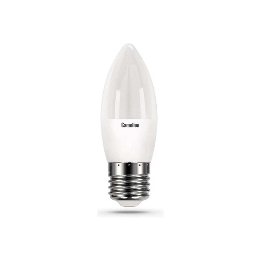 Светодиодная лампа Camelion LEDRB/5-C35/830/E27 (5Вт 220В, LED-M C37 5W 3000K E27) 15051