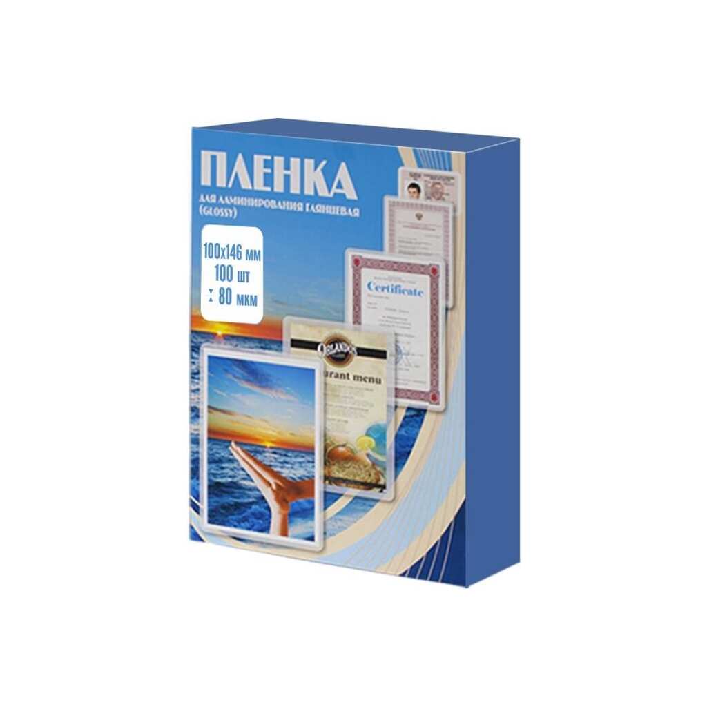 Пленка Office Kit 100x146, 80 мкм, 100 шт. PLP100*146/80