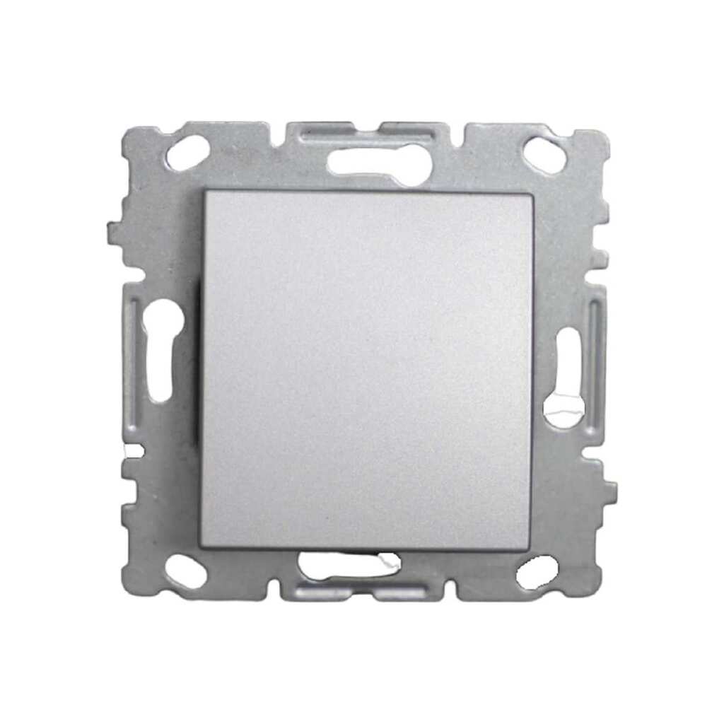Одноклавишный выключатель Vesta Electric Silver без рамки FVK010115SRM