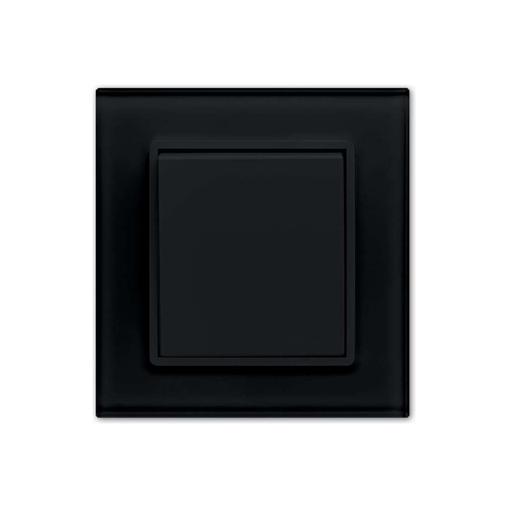 Одноклавишный выключатель Vesta Electric Exclusive Black FVK050112CHR