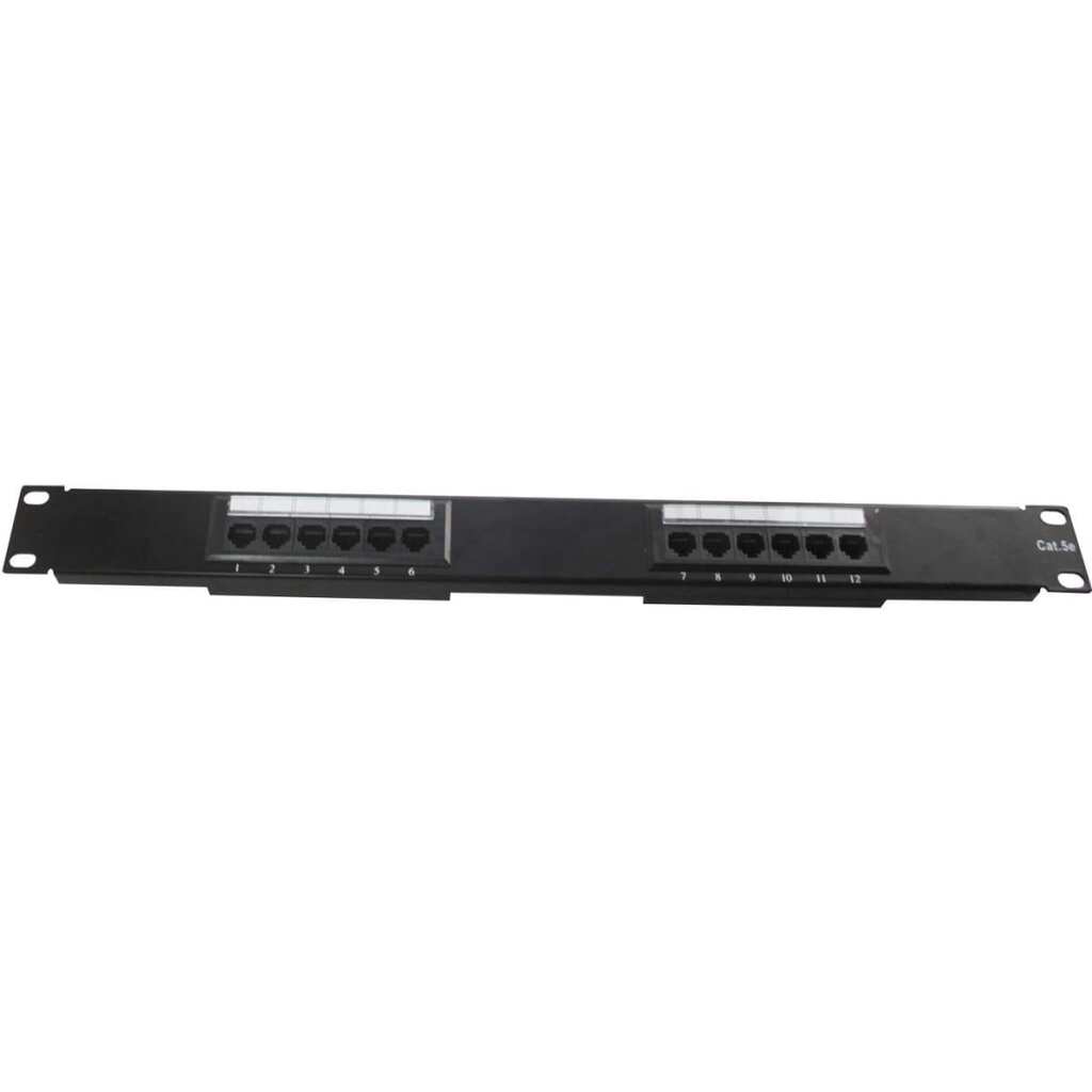 Патч-панель Netlink 19", 1u, 12 порта, cat5е УТ-00000330