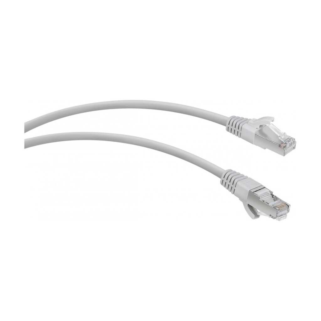 Патч-корд WRline WR-PC-RJ45-UTP-5E-2-GY U/UTP, категория 5е, 2xRJ45, неэкранированный, серый, LSZH, 2м 520157