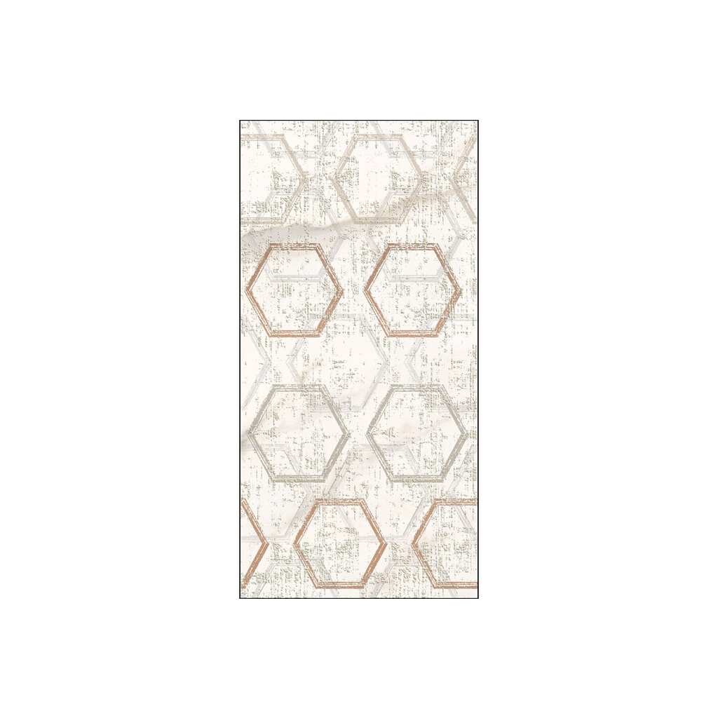 Декор Azori Ceramica apulia oro hexagone, 31.5x63 см, 1 шт. 589002003