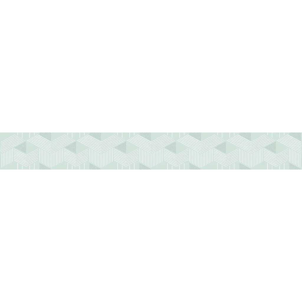 Бордюр Azori Ceramica lounge mint geometria 50,5x6,2 см 1 шт. 588301001