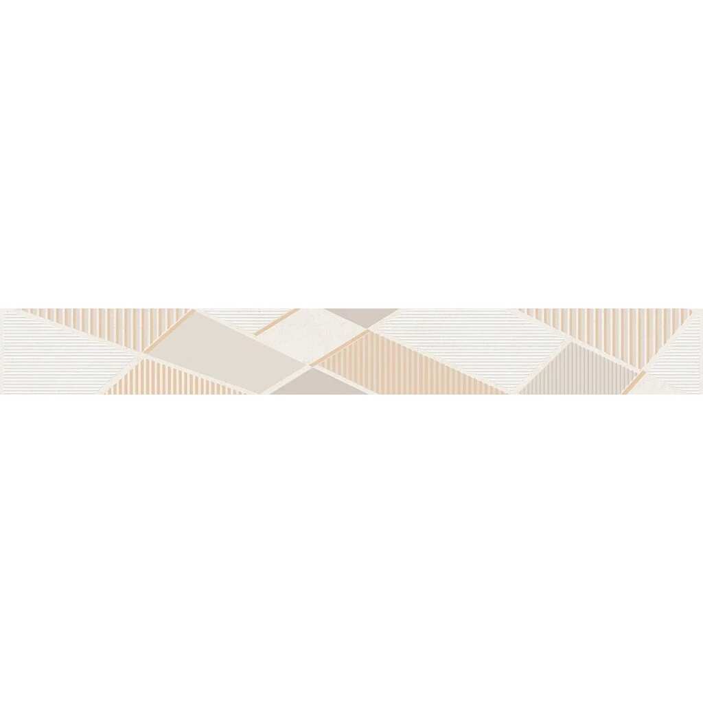 Бордюр Azori Ceramica sonnet beige geometria 50,5x6,2 см 1 шт. 587891002