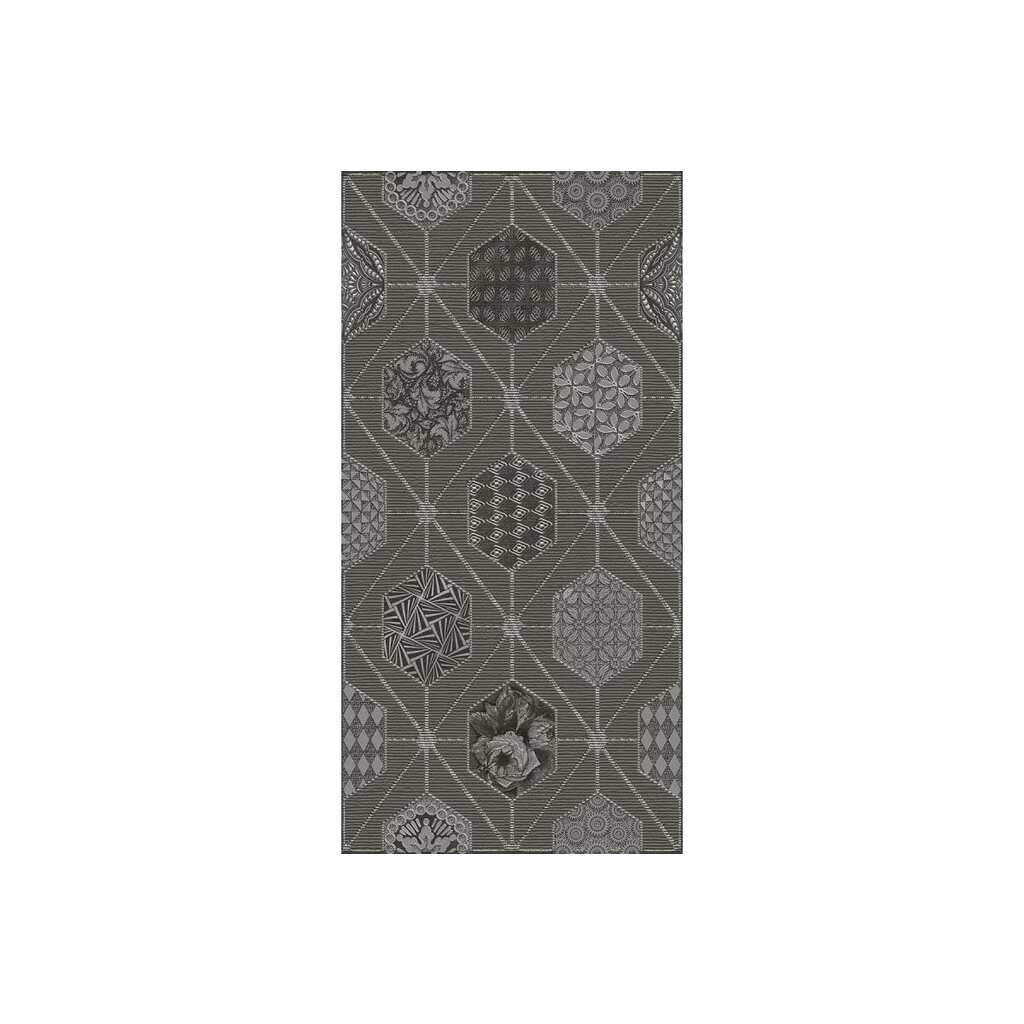 Декор Azori Ceramica devore gris geometria, 31.5x63 см, 1 шт. 587152001