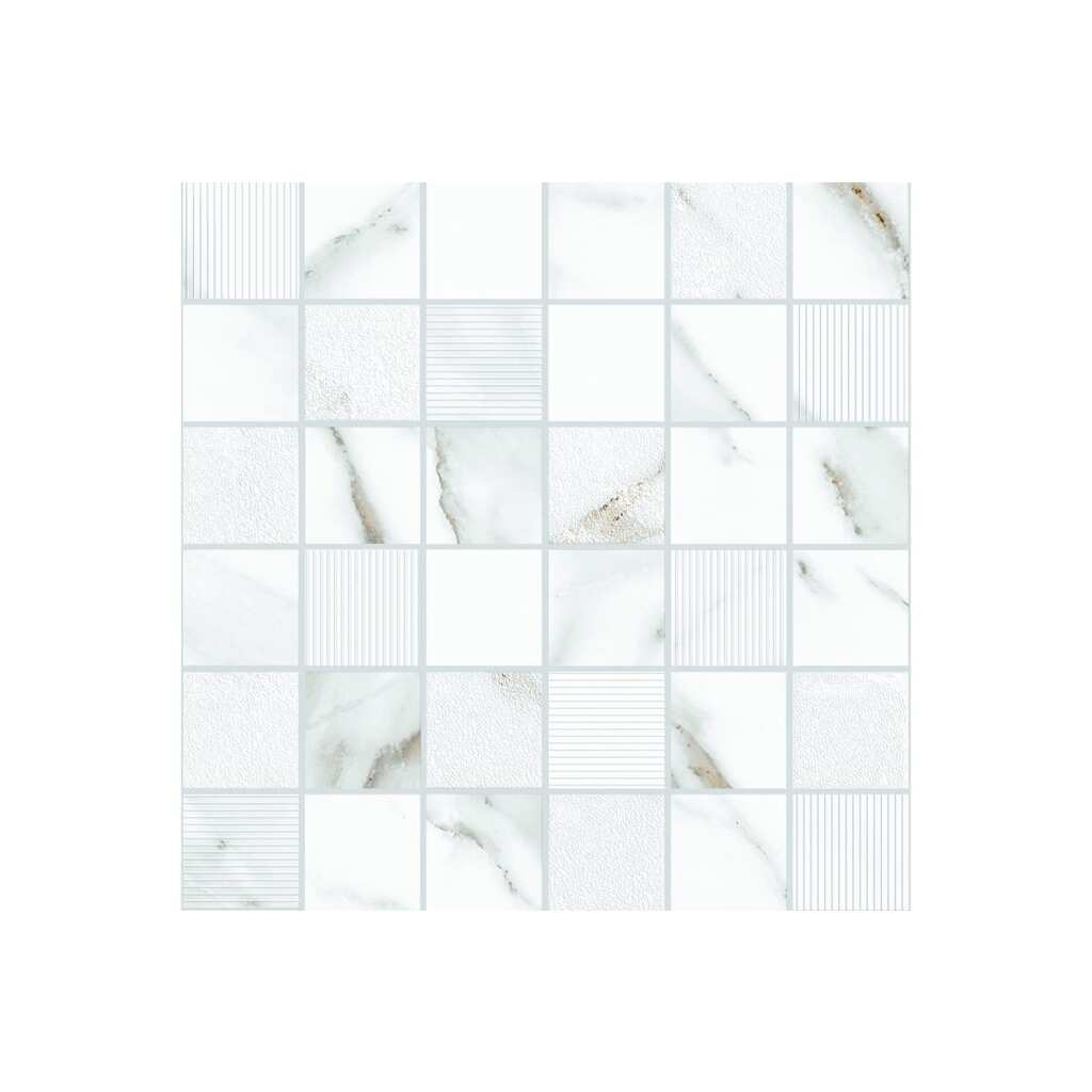 Мозаика Eletto Ceramica calacatta grey mosaic 30x30 см 1 шт. 588143004