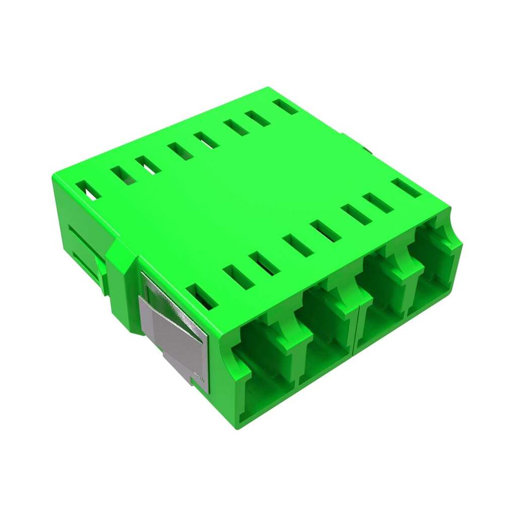 Адаптер DKC lc/apc-quad, senior/senior, sc-footprint, оs2, зеленый RNFA9AQLC