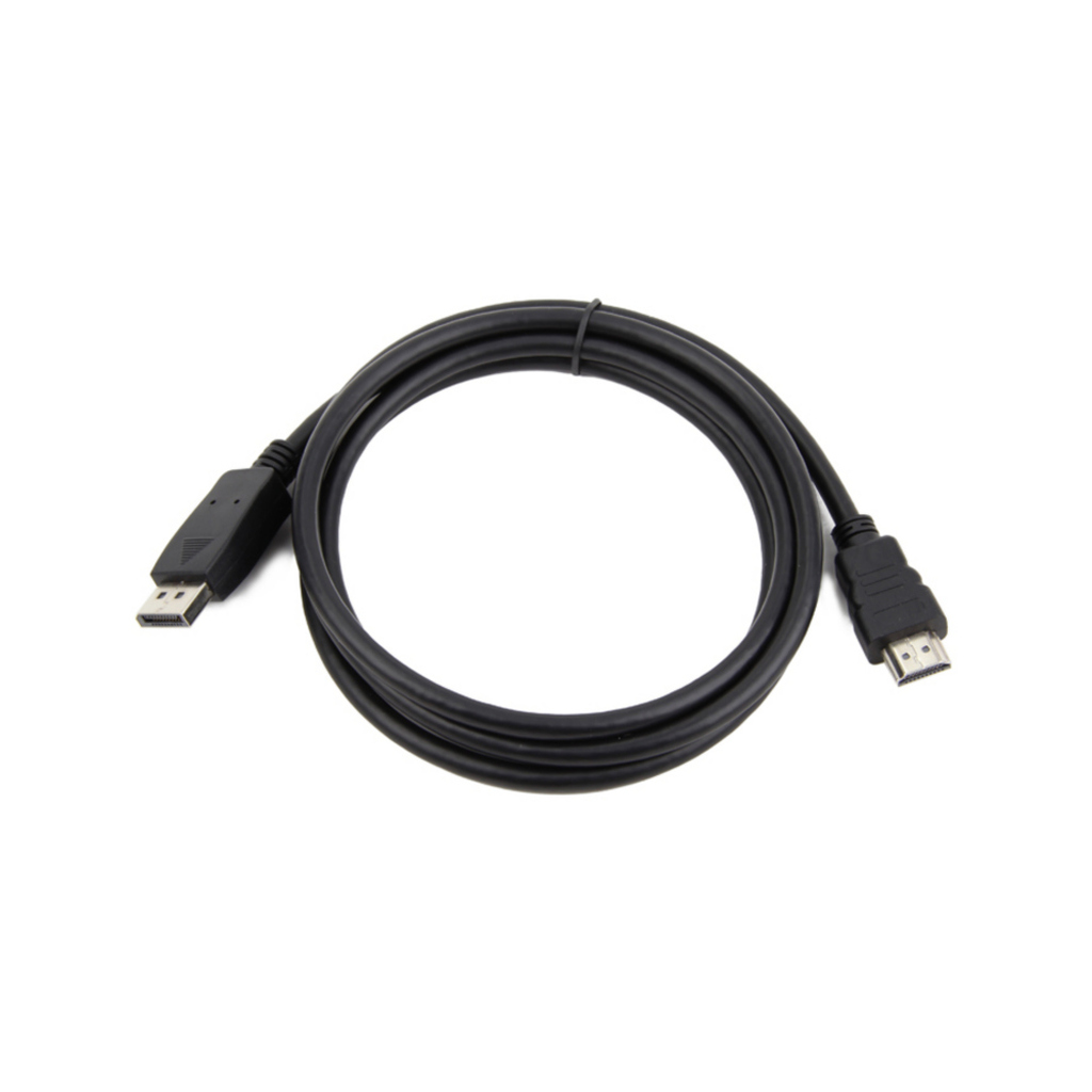 Кабель DisplayPort-HDMI Gembird/Cablexpert CC-DP-HDMI-3M (3м, 20M/19M, черный, экран, пакет) (CC-DP-HDMI-3M)