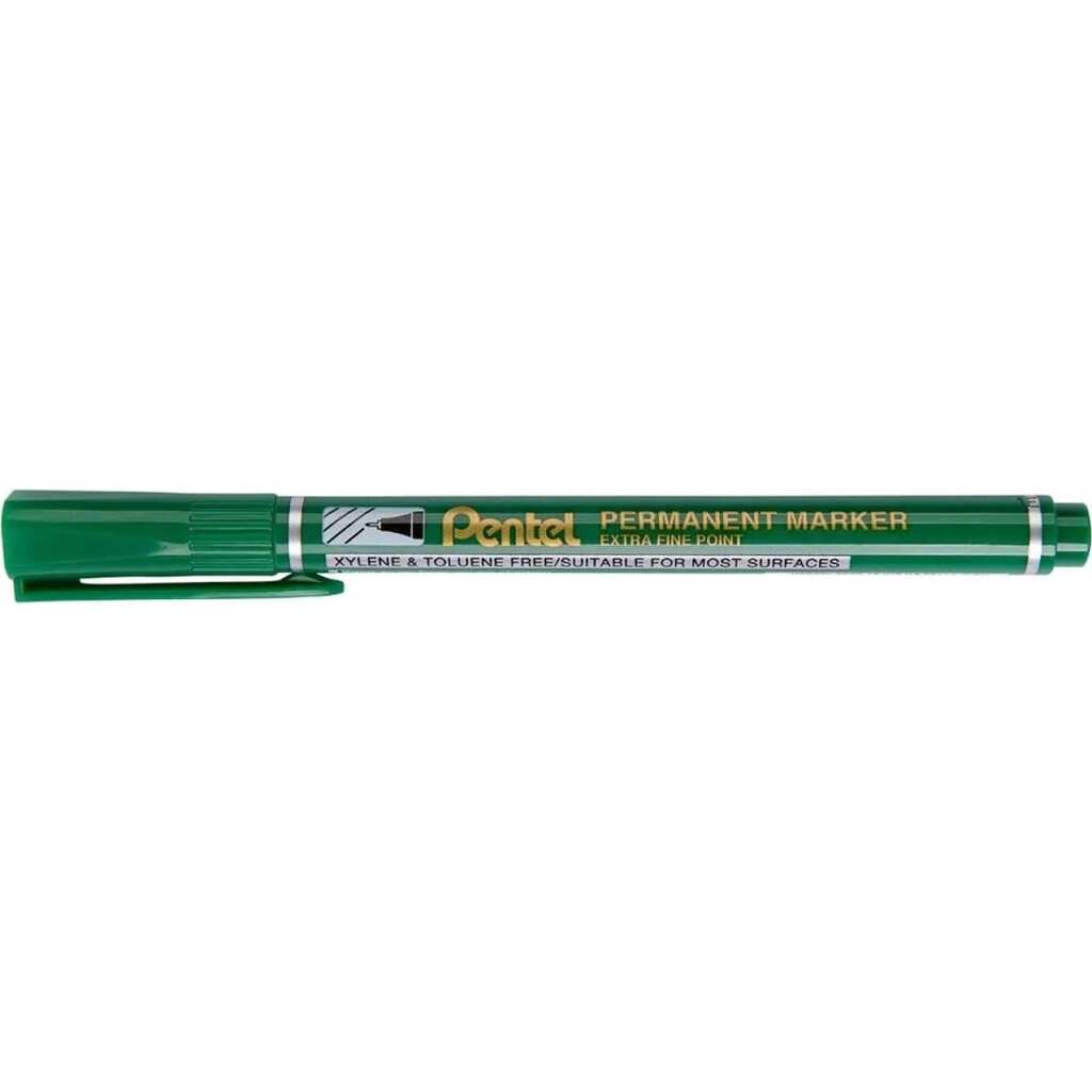 Перманентный маркер Pentel Fine Point NF450-D 1.6 мм, пулевидный, 12 шт, зеленый 671371