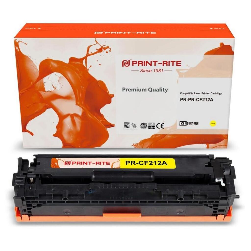 Картридж лазерный Print-Rite TFH994YPU1J PR-CF212A CF212A yellow ((1800стр.) для HP LJ Pro 200/M251/M276) (PR-CF212A)