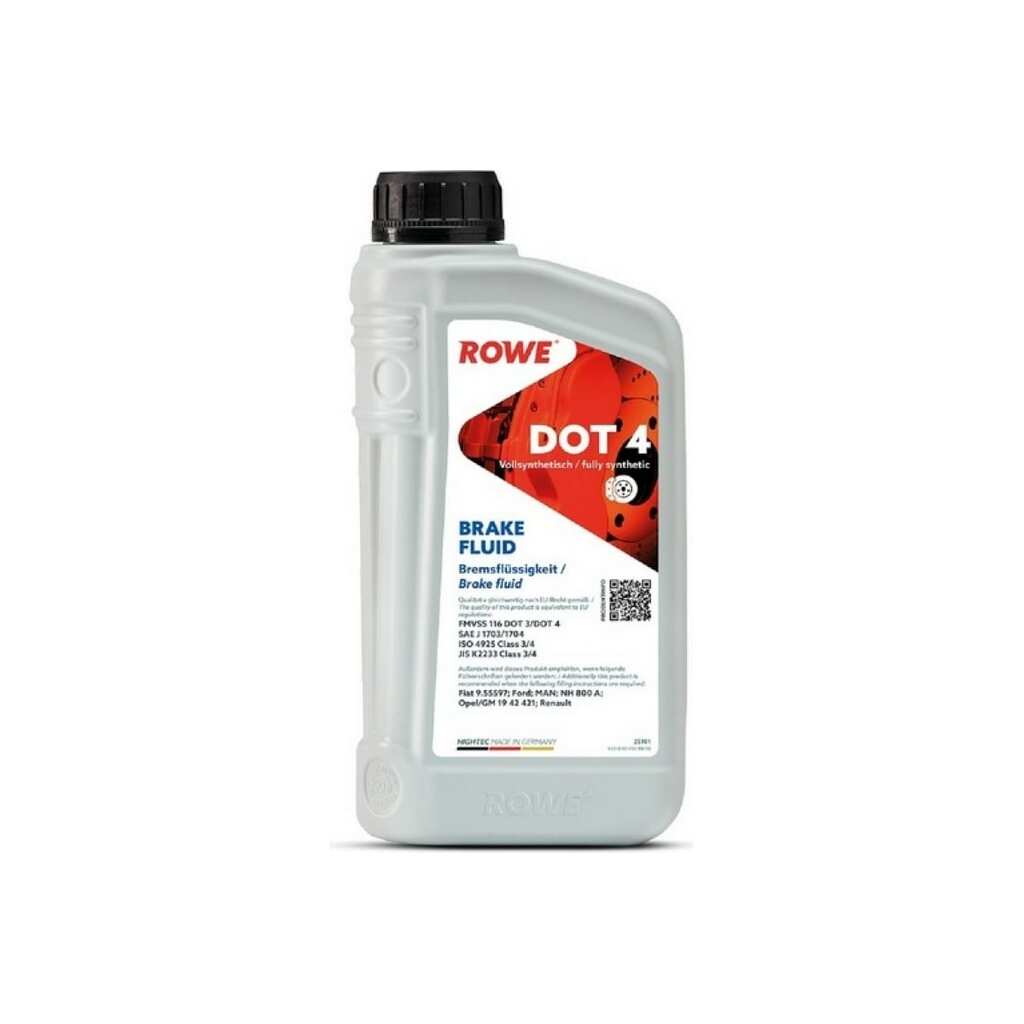 Синтетическая тормозная жидкость Rowe HIGHTEC Brake FLuid DOT 4 25101-0010-99