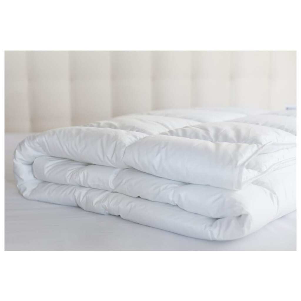 Стеганое одеяло Мягкий сон cotton downflex night aura 205x172 см, белое ОЛ_NA-2502у