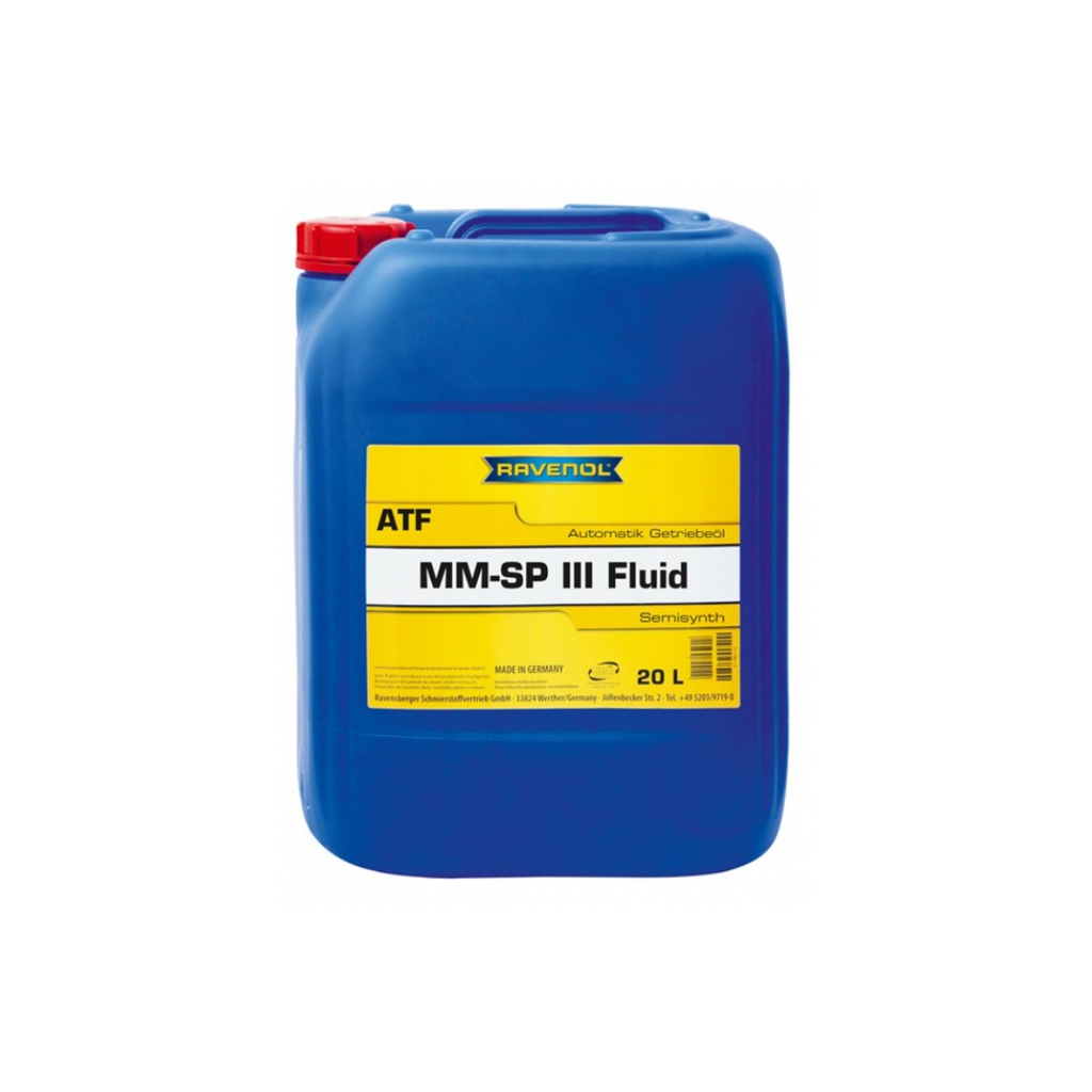 Масло трансмиссионное ATF MM SP-III Fluid new 20 л RAVENOL 1212103-020-01-999