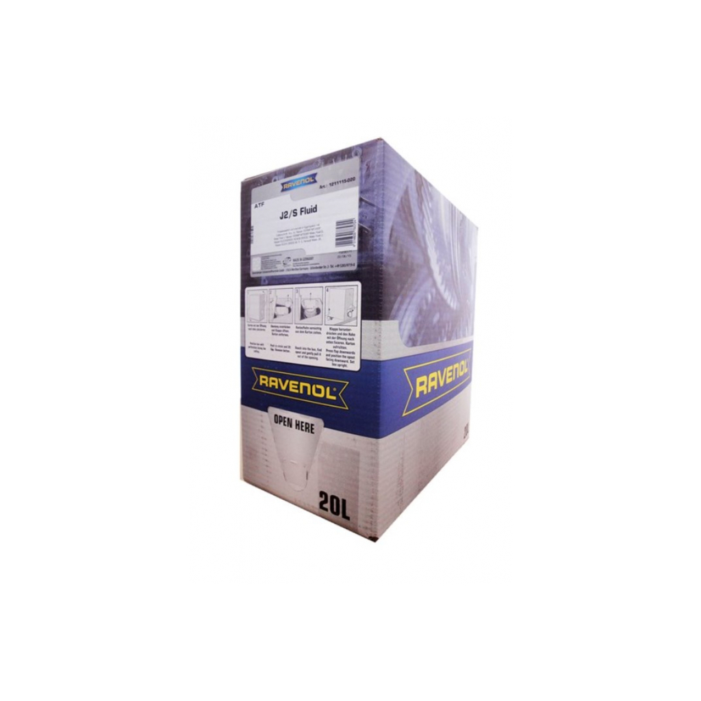 Масло трансмиссионное ATF J2/ S ecobox 20 л RAVENOL 1211115-B20-01-888