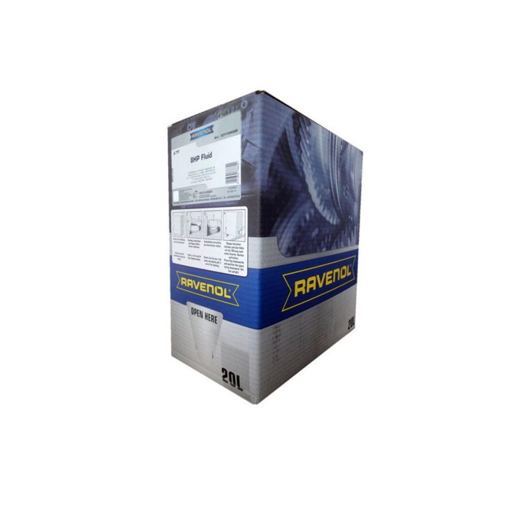 Масло трансмиссионное ATF 8 HP Fluid ecobox 20 л RAVENOL 1211124-B20-01-888