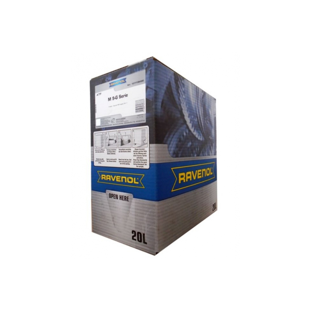 Масло трансмиссионное ATF M 9-G Serie ecobox 20 л RAVENOL 1211139-B20-01-888