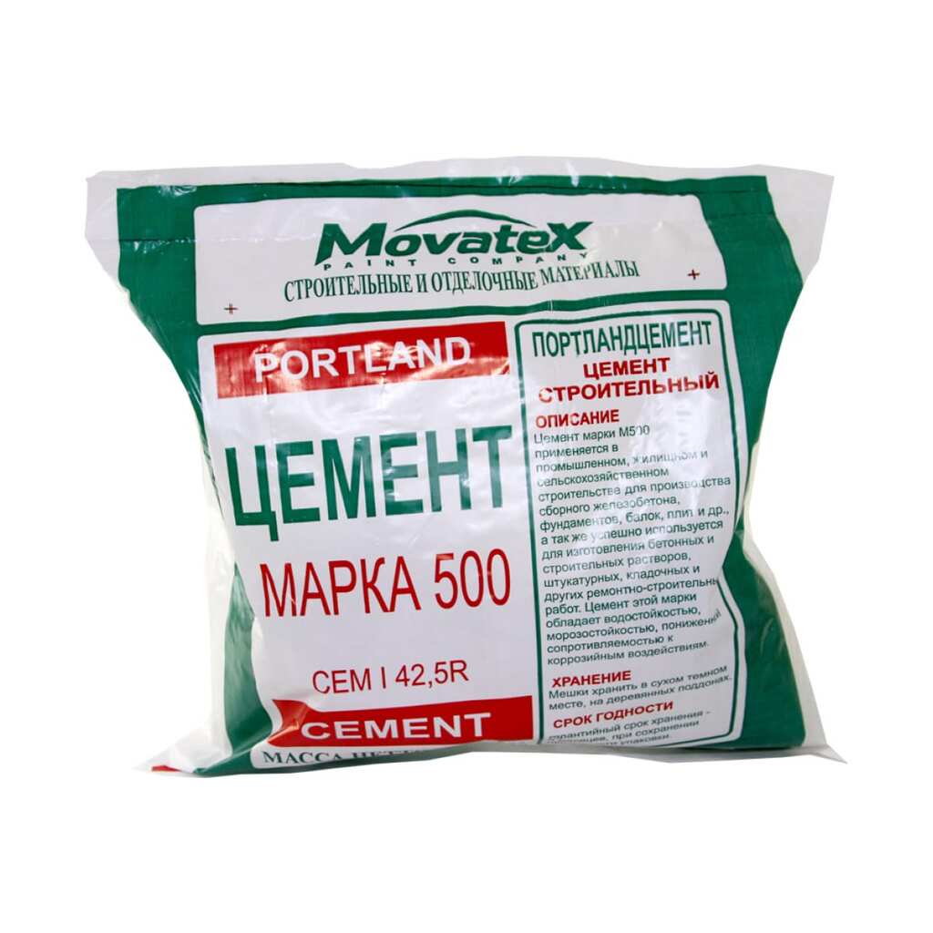 Цемент Movatex Д0 М500 5 кг Т02386