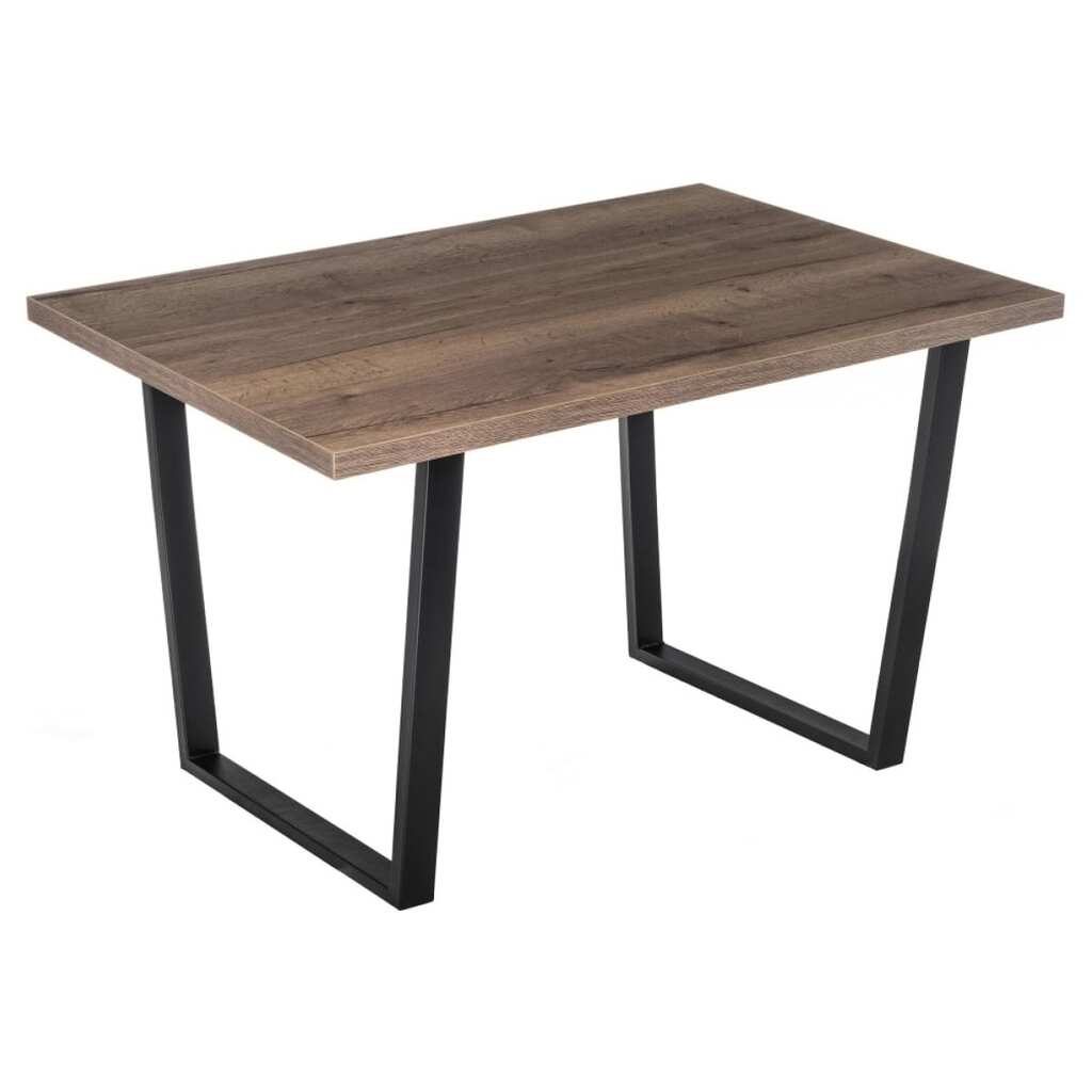 Деревянный стол Woodville эльпатия 110 дуб велингтон/черный матовый 420990