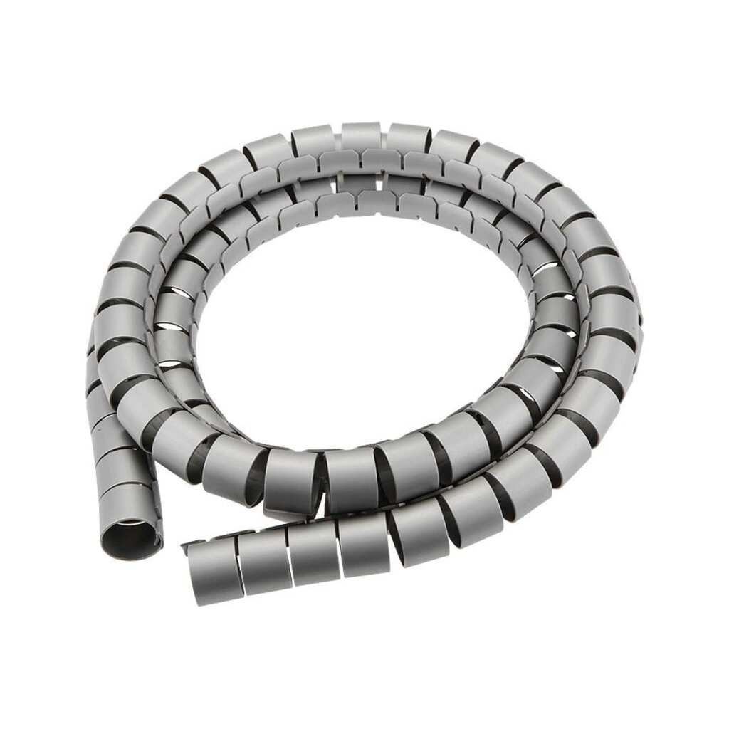 Спиральный защитный рукав PARLMU LXQ 10-3, полиэтилен, размер 10, серый, 1 м PR5000200