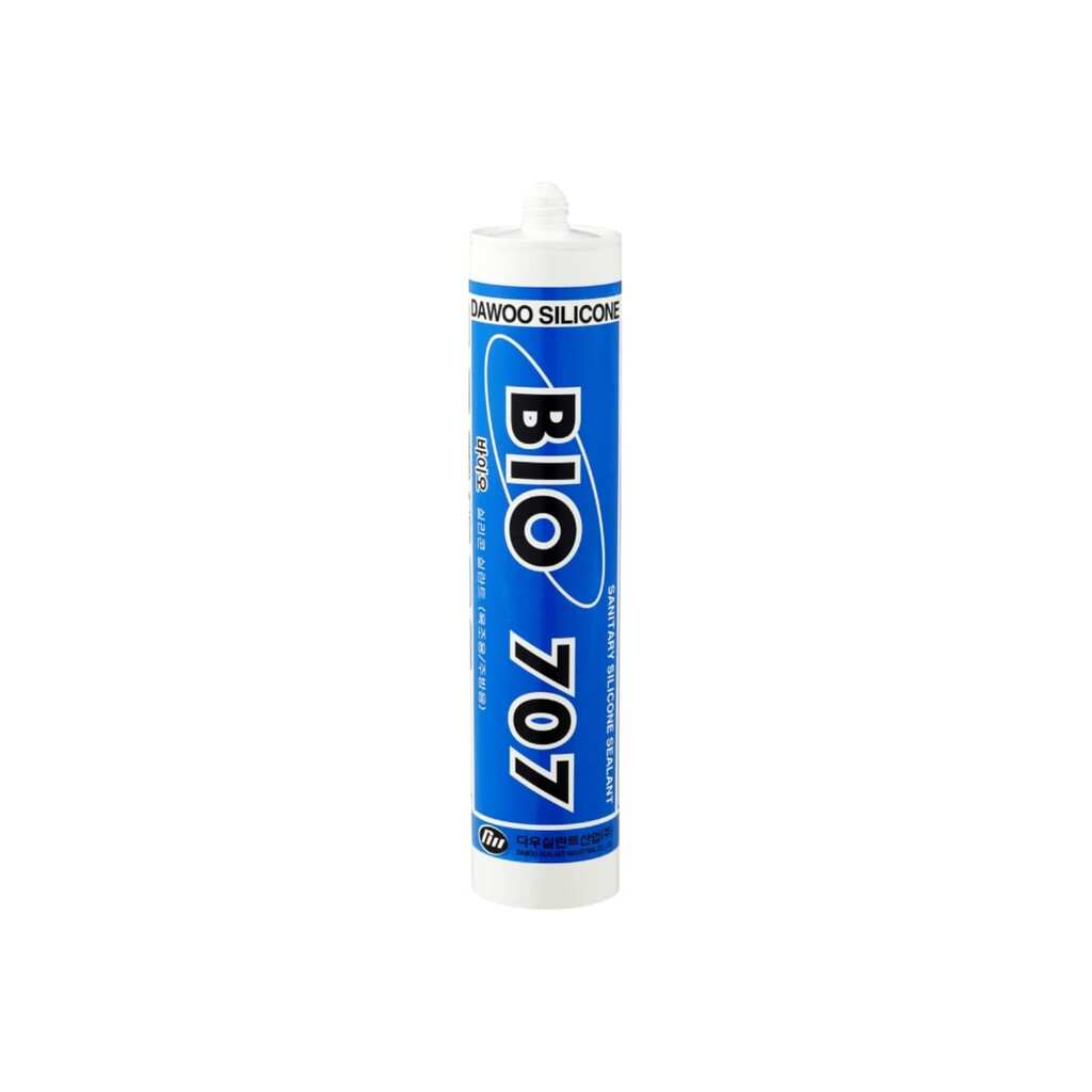 Санитарный силиконовый герметик Dawoo Sealant BIO 707 прозрачный SSI-001C