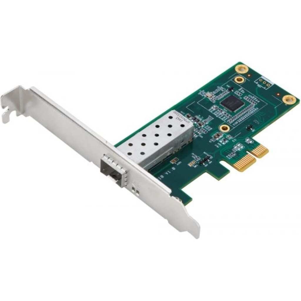 Сетевой pci express адаптер d-link с 1 портом 1000base-x sfp, низкопрофильное крепление в комплекте DGE-560SX/D1A