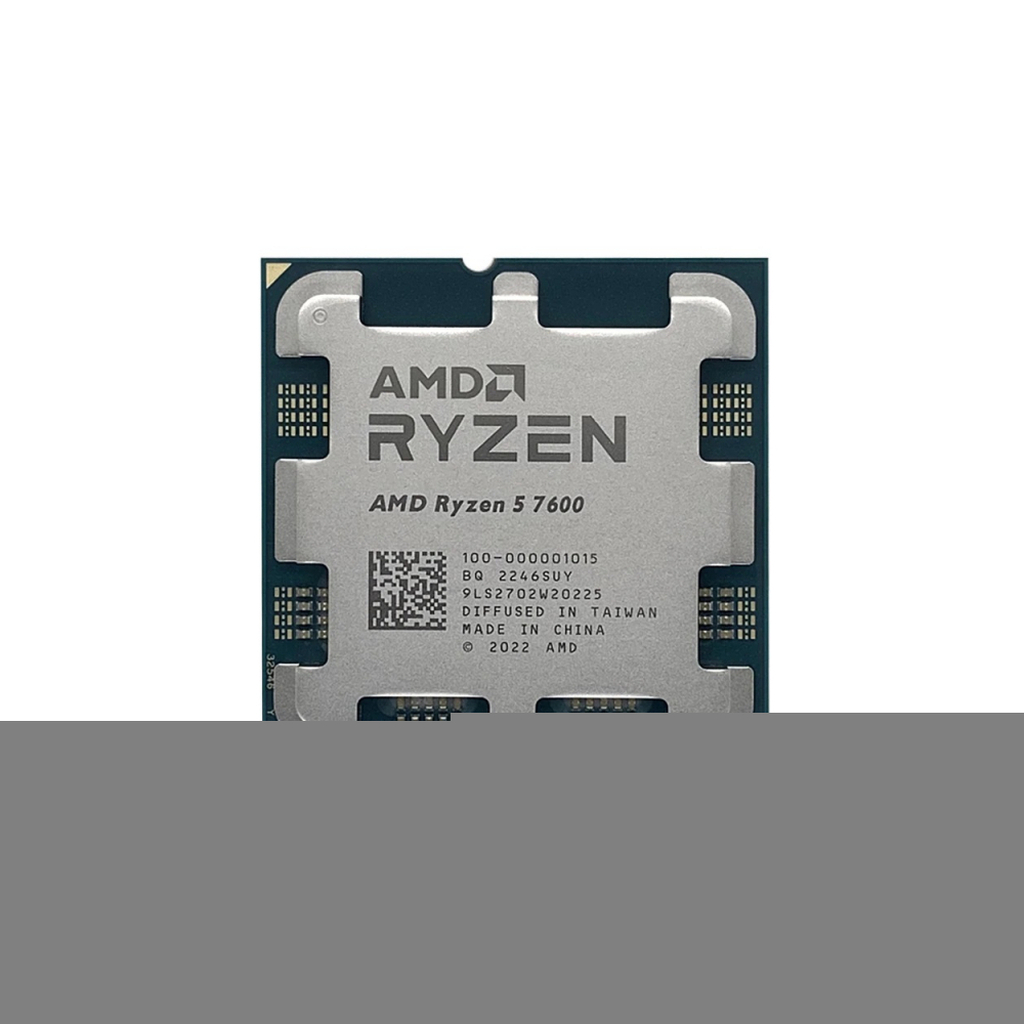 Процессор AMD Ryzen 5-7600 Raphael, 6C/12T, 3800MHz 32Mb TDP-65 Вт AM5 tray (OEM) (100-000001015)
