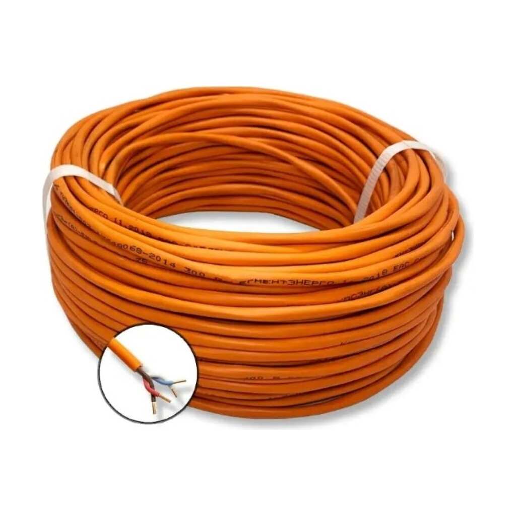 Огнестойкий кабель ПРОВОДНИК кпснг(a)-frls 2x2х0.5 мм2, 1м OZ43837L1