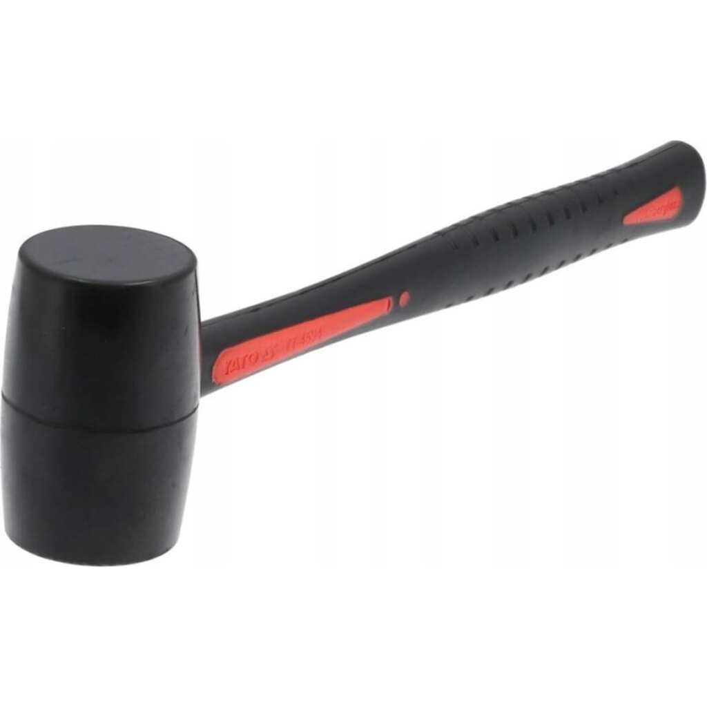 Резиновая киянка со стеклопластиковой ручкой, 440 г YATO YT-4594