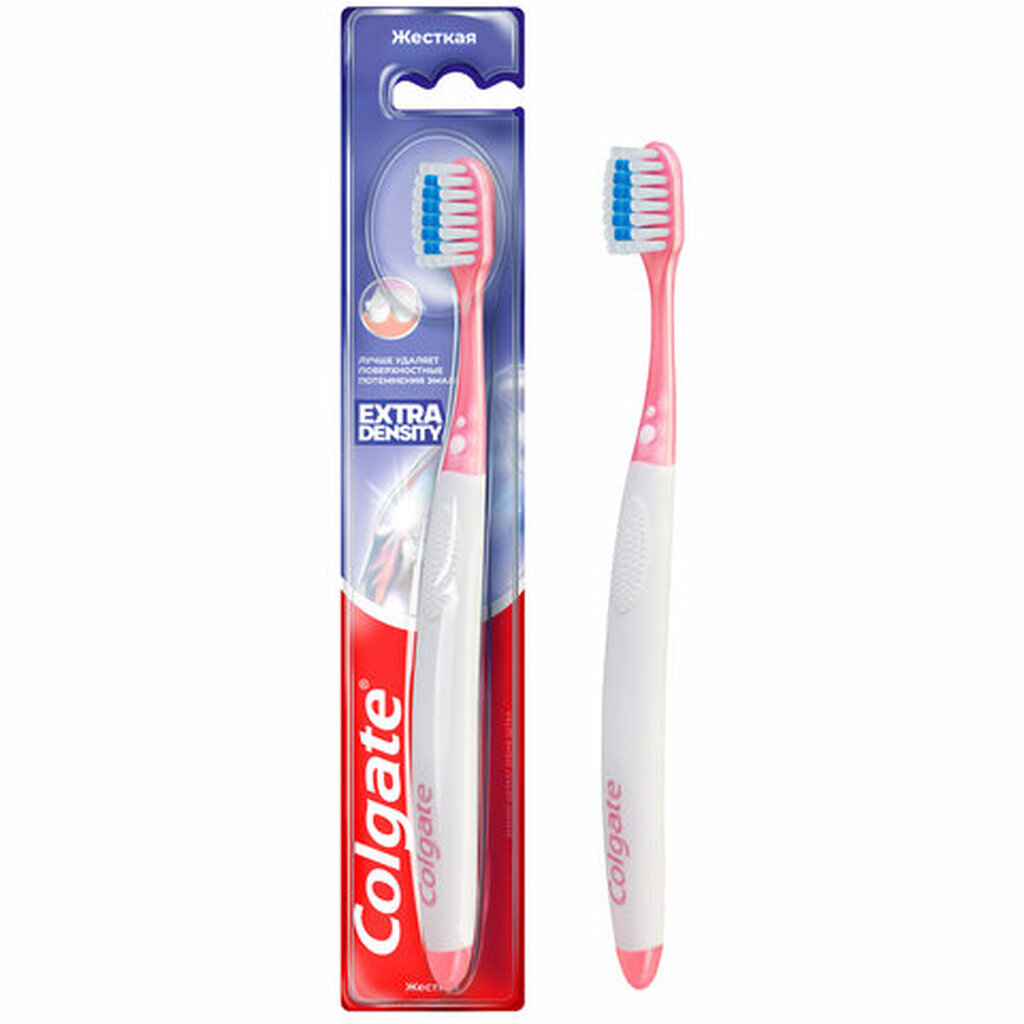 Зубная щетка COLGATE "Extra Dennsity", жесткая, 8718951508927