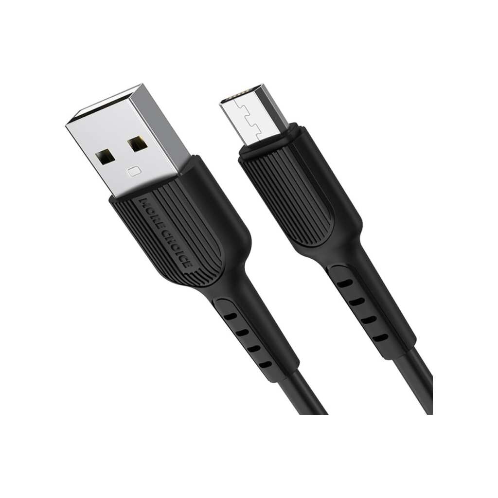 Дата-кабель More Choice USB 2.0A для micro USB TPE 1м K26m Black