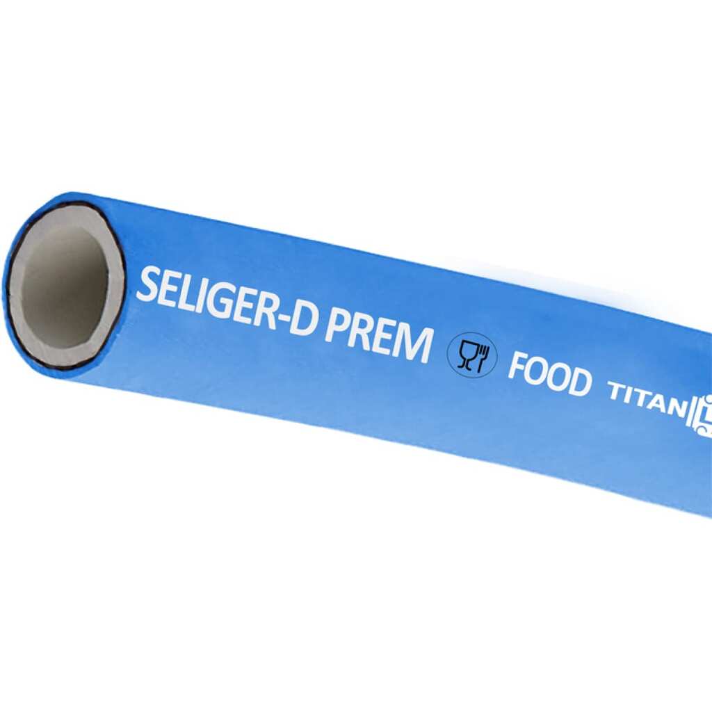 Напорный пищевой рукав SELIGER-D-PREM TITAN LOCK диам. 50 мм, -40C, 10 bar, EPDM, 5 м TL050SL-D-PR_5