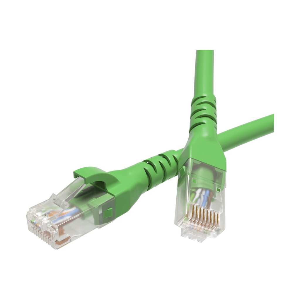 Патч-корд DKC неэкранированный cat5e u/utp 4x2, lszh, зелёный, 1.0м RN5EUU4510GN