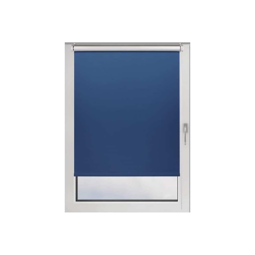 Рулонная штора PRAKTO BLACKOUT SILVER 70x160 см, синий 7207553