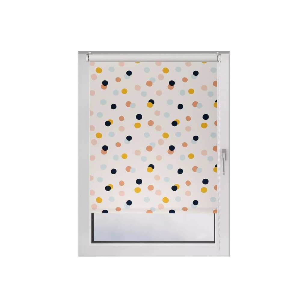 Рулонная штора PRAKTO BLACKOUT PRINT 40x160 см, конфетти, разноцветный 9403218724